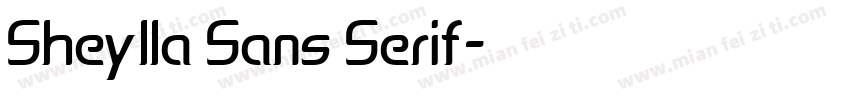 Sheylla Sans Serif字体转换
